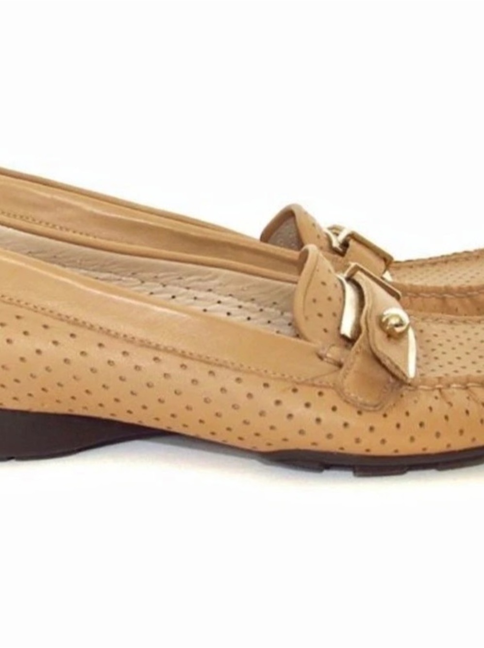 Perforated Driving Moccasins in Brown